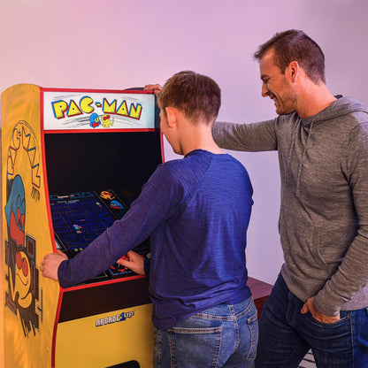 Arcade1Up PAC-Man Deluxe Arcade Machine for Home - 5 Feet Tall - 14 Classic Games