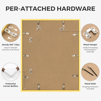 16x20 8x10 Axeman Signature Picture Frame with White Mat Wedding Guest Book Alternative, Wall Hanging Photo Frame