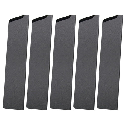 AKZYTUE 5 Pcs Universal Knife Edge Guards for 10" Knife, Kitchen Safety Knife Sheath Sleeves ABS Knife Cover Case Knife Blade Protectors