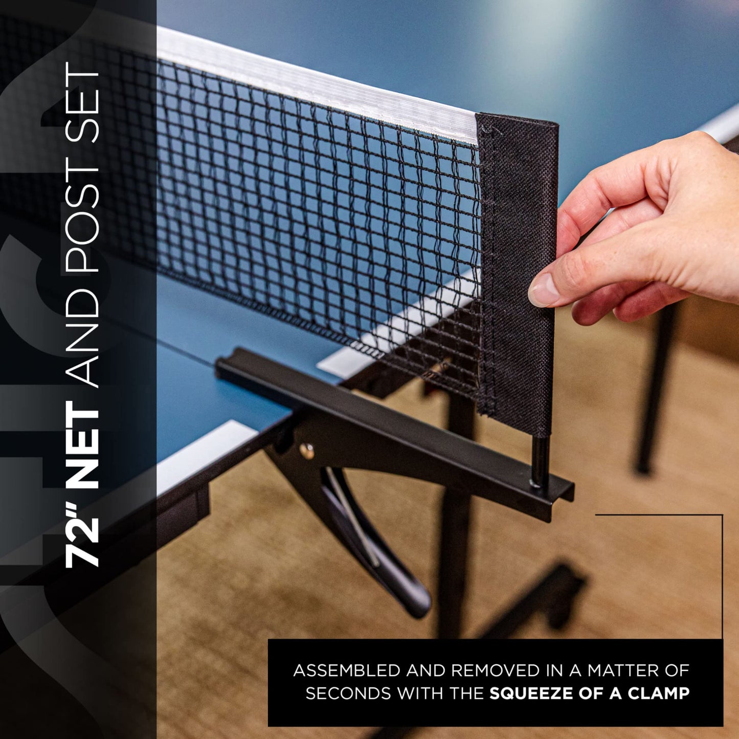 STIGA Advantage Series Indoor Ping Pong Table, Foldable Table Tennis Table - 12, 15, 18, and 25mm Tabletops - Quickplay 10 Minute Assembly - Playback Mode - Recreational- to Tournament-Level