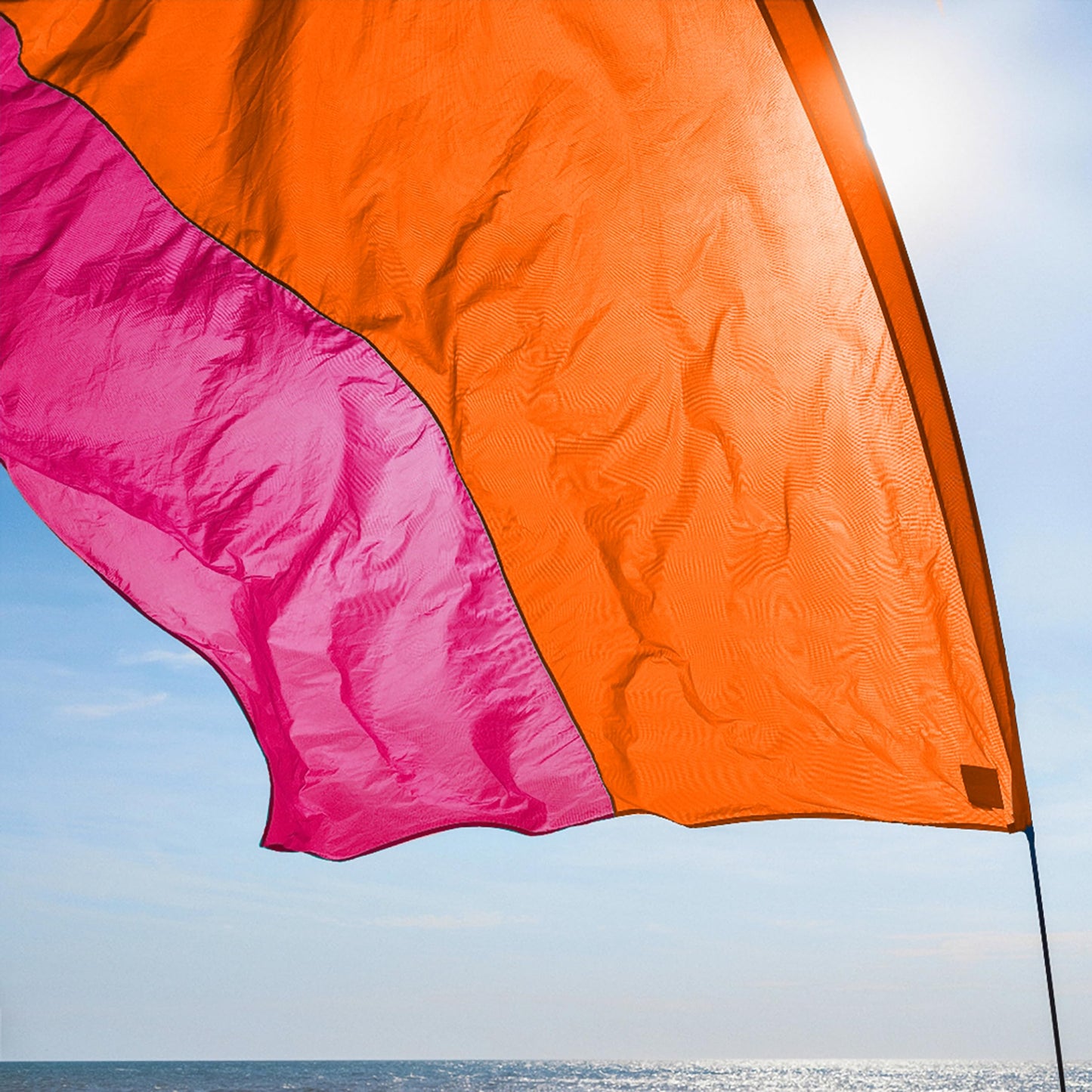 Shibumi Shade 3.0 Version | Sunset Edition | Sets Up in 3 Mins | 150 Sq. Ft. of Shade for up to 8 People | Includes Wind Assist | UPF 50+ Sun Protection