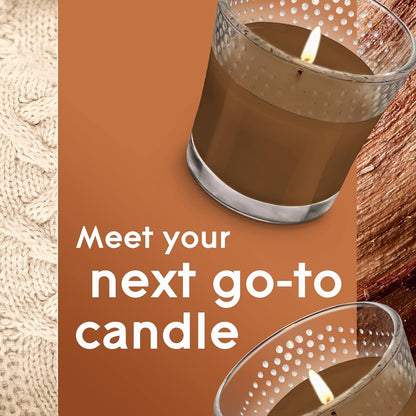 Glade Candle Jar Air Freshener, Cashmere Woods, 3.4 Oz