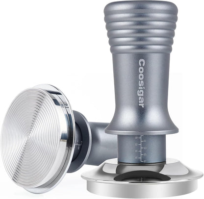 51mm Espresso Tamper, Premium Barista Coffee Tamper with 30lb Calibrated Spring Loaded Stainless Steel