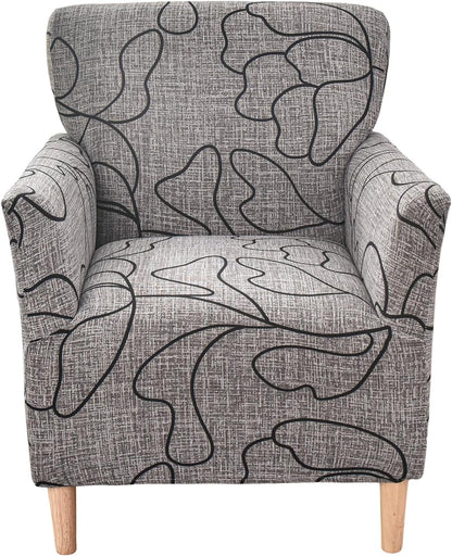 1-Piece Sofa,B64 CRFATOP Stretch Modern Banquet Armchair Slipcover Accent Chair Covers with Arms Soft Chair Slipcovers