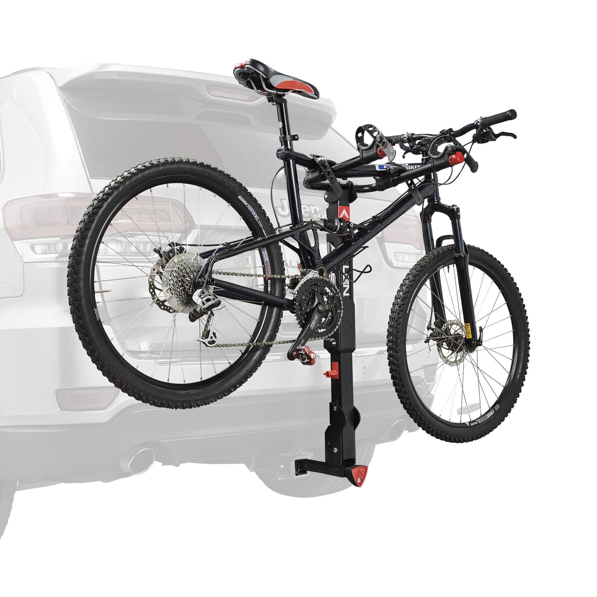 Allen Sports Premier Locking Quick Release 2-Bike Carrier for 2 in. & 1 4 in. Hitch, Model QR525 , Black