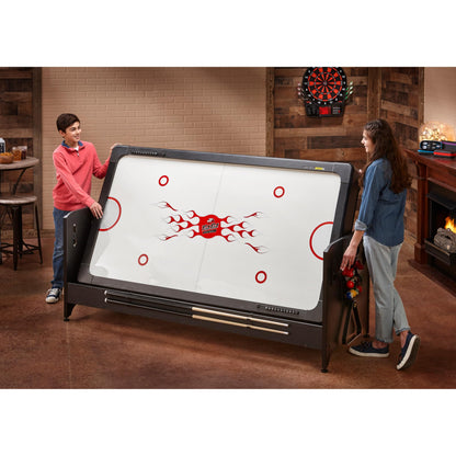 Fat Cat Original 3-in-1 7 Foot Pockey Multi Game Table, Air Hockey Table, Pool Table, and Table Tennis Combo with Accessories