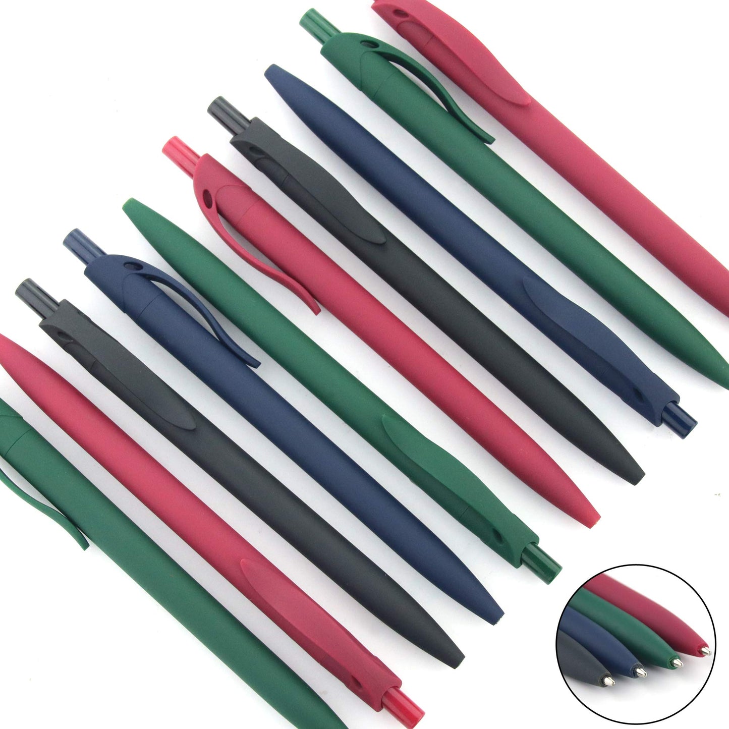 deegtran Pens Bulk, 400 Pack No Bleed Black Ink Pens, Retractable Ballpoint Pens, Pens Medium Point, Smooth Ink Pens, 1.0MM Black Ink