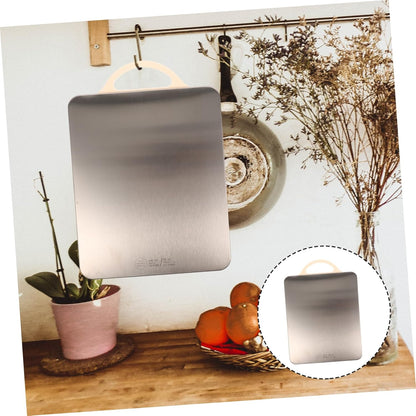 Large Double Sided Cutting Board, Glass Cutting Board, Kitchen Chopping Board, Non-slip Stainless Steel, Child Safe