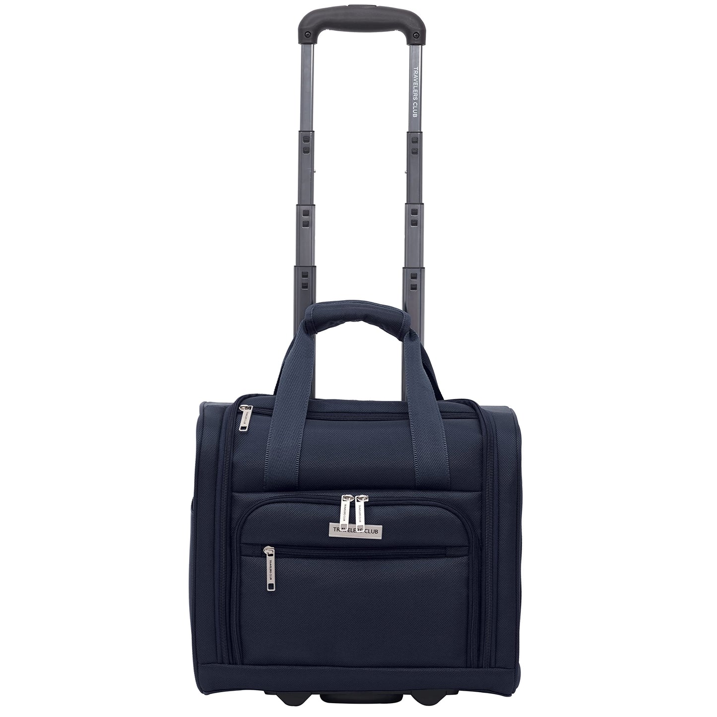 Travelers Club 14 Piece Riddock Luggage and Travel Accessories Set, Navy Blue