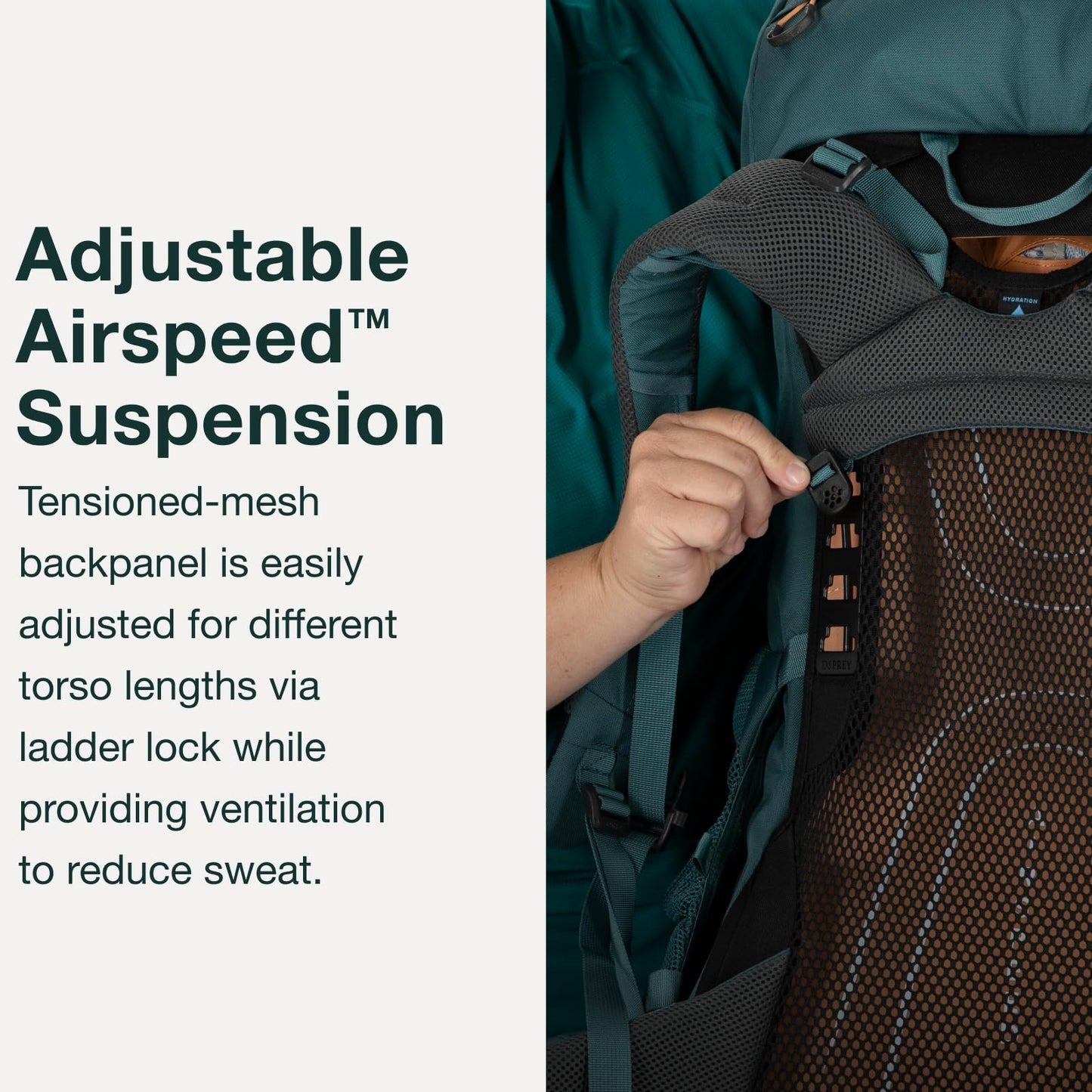 Osprey Rook 65L Men's Backpacking Backpack, Histosol Brown/Rhino Grey, Extended Fit