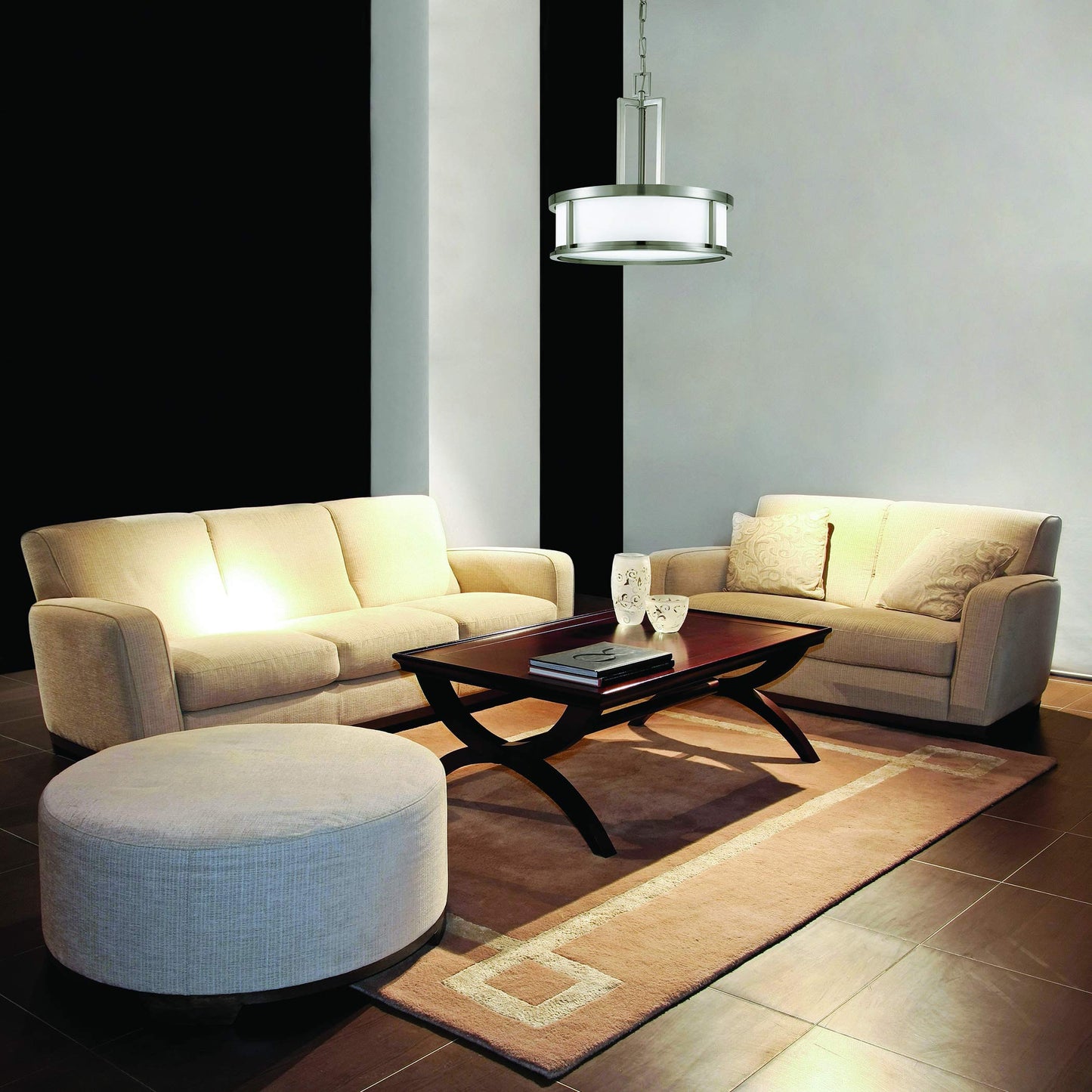 Nuvo Lighting 60/2857 Four Light Pendant, Brushed Nickel