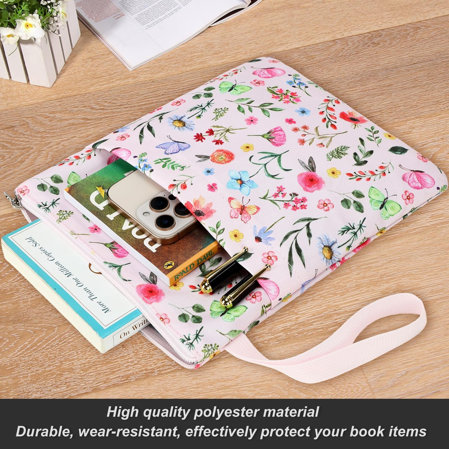 DSIUE Book Sleeve Book Covers for Paperbacks Book Protector with Zipper for Book Lover,11.4 X 9 Inch