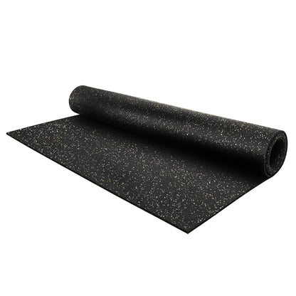 Flooring Inc 1/4" Tough Rubber Flooring Roll | Flexible Recycled Rubber Gym Floor Mats for Home Gym | Heavy Duty Rubber Mat for Home Gyms, Sheds, Horse Stall Mat or Trailer | 5-4’x10’ | Eggshell