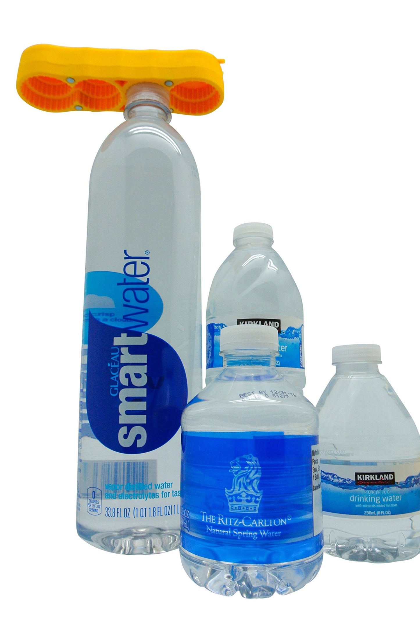 magic Opener COMBO – 1 mO MINI for small plastic caps & 1 mO PLUS for larger plastic caps See Pictures for Better Understanding – Soda Opener - Water Opener | Twist-off | Good for 16 sizes | Help Aids