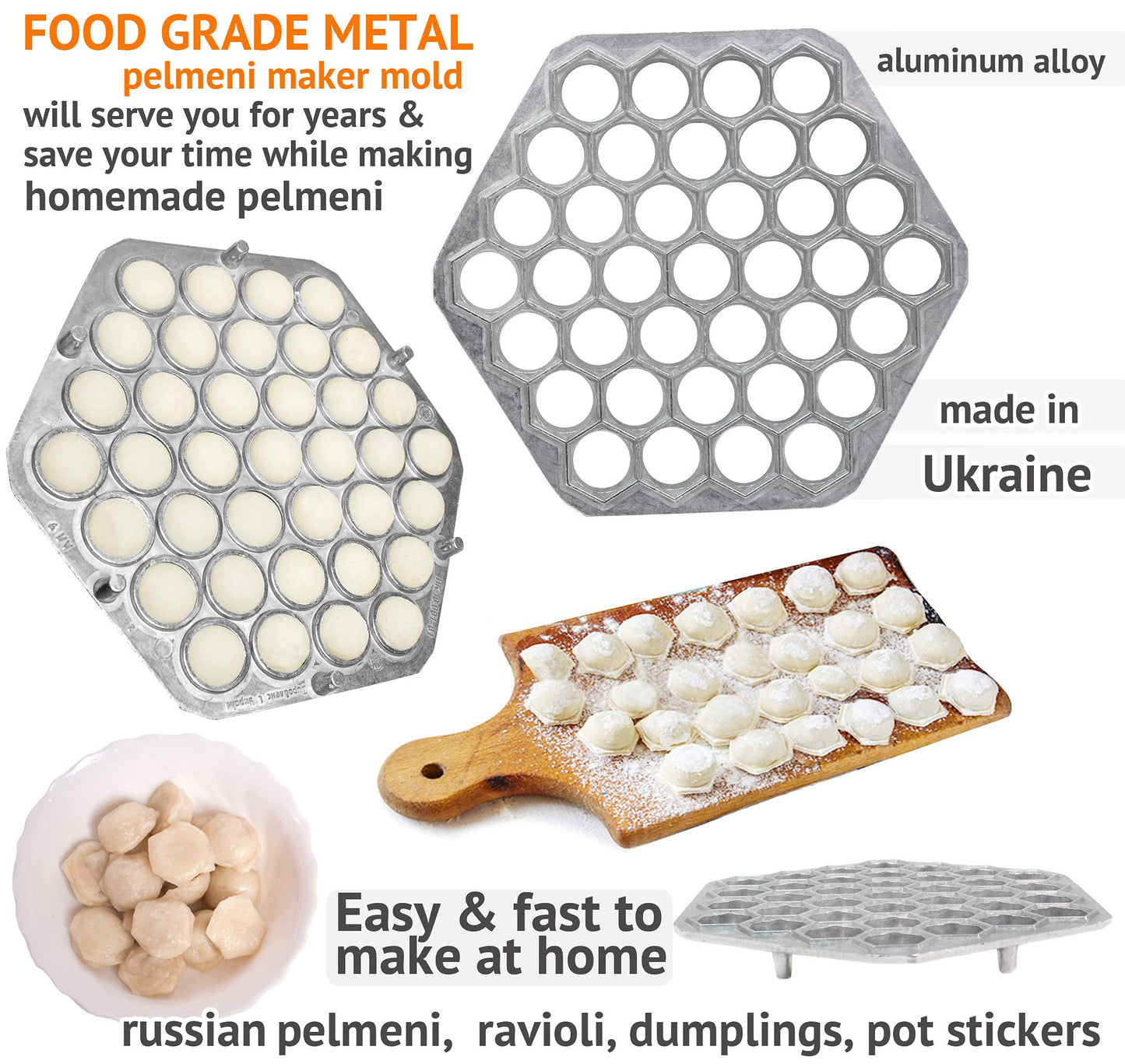 Ravioli Maker Metal Form Meat Pelmeni Dumplins Pasta