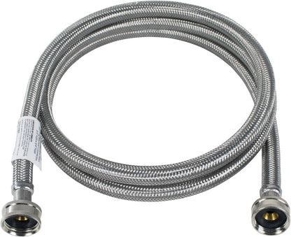 Certified Appliance Accessories 6 Feet Washing Machine Hose, Hot or Cold Water Supply Line, PVC Core with Premium
