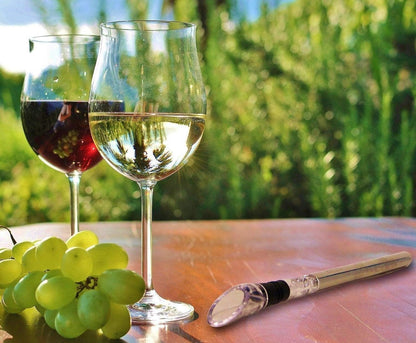 Keep your WINE COLD! 3-in-1 Wine Chiller Stick, Stainless Steel Wine Bottle Cooler, Freezer Stick with Aerator and