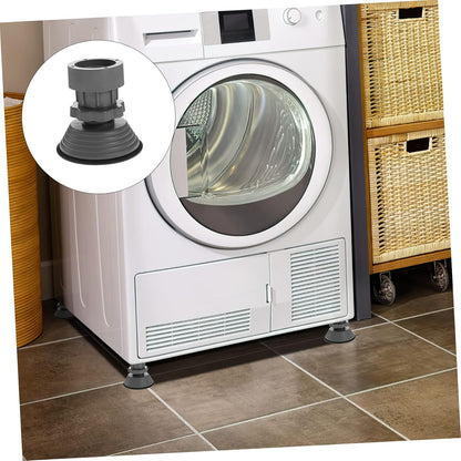Laundry Pedestal 4 pcs Anti-Slip Heightening Feet Mat for Washer Dryer Foot Pads