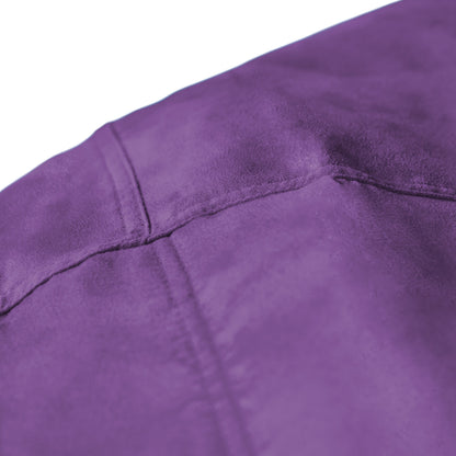 Lumaland Luxurious Giant 7ft Bean Bag Chair with Microsuede Cover - Ultra Soft, Foam Filling, Washable XXL Bean Bag Sofa for Kids, Teenagers, Adults - Sack Chair for Dorm, Family Room - Purple