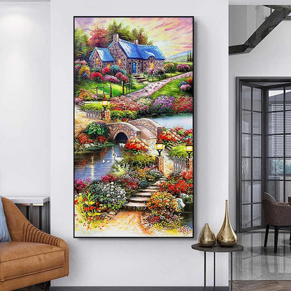 YALKIN Square 5D Diamond Painting Kits for Adults, Large Diamond Art Kits Full Drill Diamond Painting Kit for Adult Beginners, DIY Crystal Picture Art for Home Wall Decor 40 x 70cm/15.7 x 27.6in