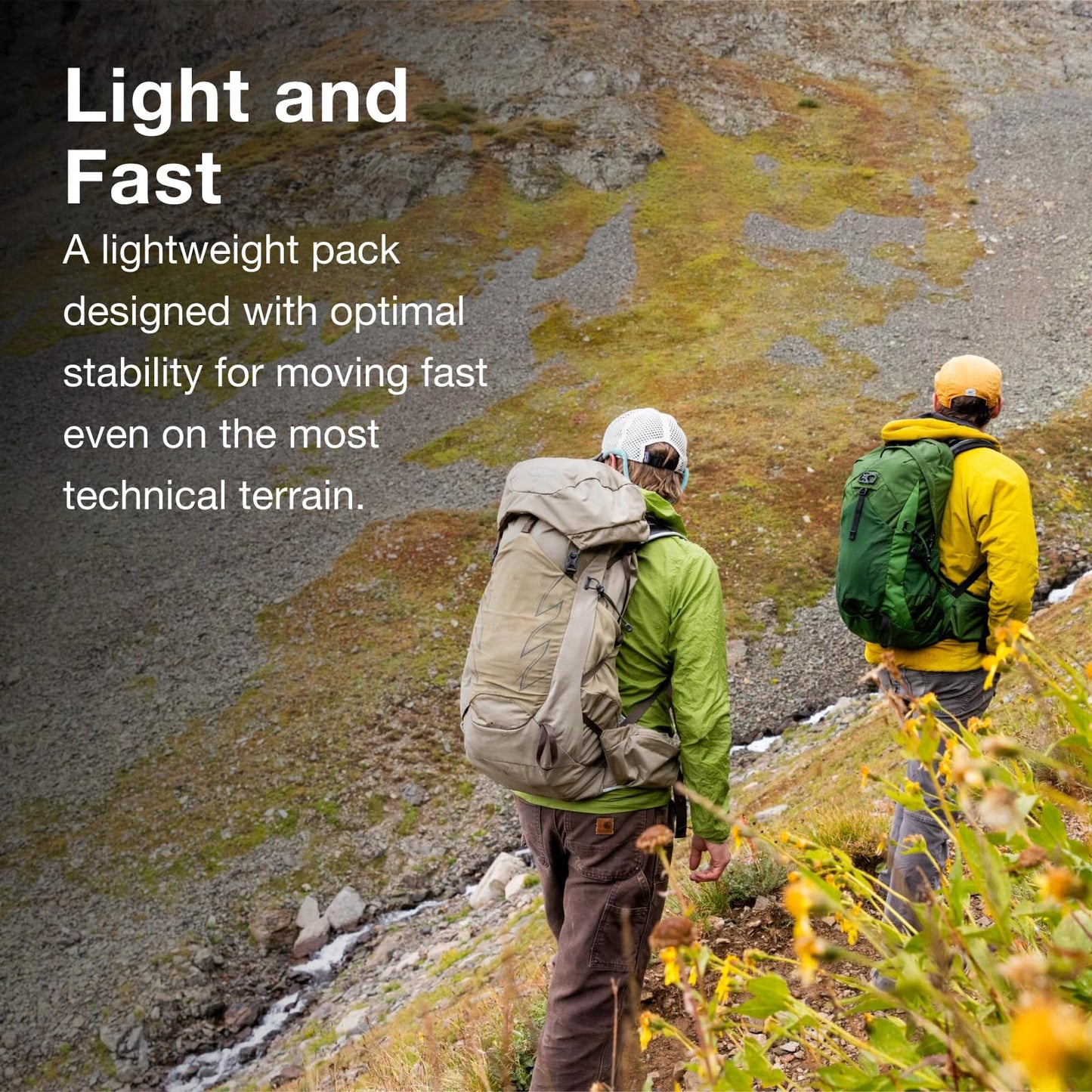 Osprey Talon 33L Men's Hiking Backpack with Hipbelt, Stealth Black, S/M