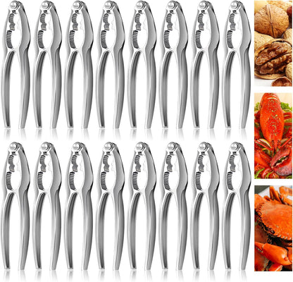 16 Sets Set Crab Crackers and Tools, Pieces Lobster Crackers Crab Crackers Seafood Tools Nut Crackers Tools