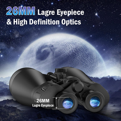 20x80 Astronomy Binoculars for Adults, High Power Stargazing Binoculars with Bak4 Prism, Low Light Vision for Moon Observation & Wildlife Watching, Includes Tripod,Tripod Adapter and Carrying Case