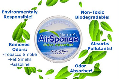 Delta Nature's Air Sponge Odor Absorber Unscented Plastic Tub 1/2 Lb.