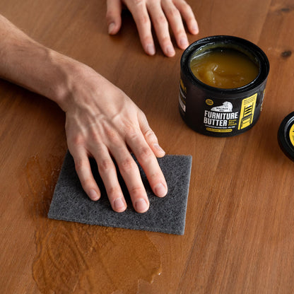 Walrus Oil - Furniture Butter, Paste Wax Wood Finish. 100% Natural, VOC-Free. 8 oz