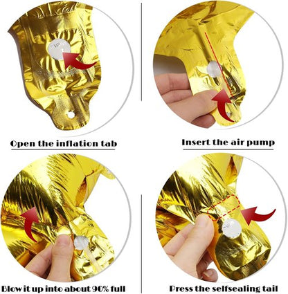 Gold Number 18 Balloon - 40 Inch Metallic Decoration for 18th Birthday Parties | Perfect for Girls & Boys