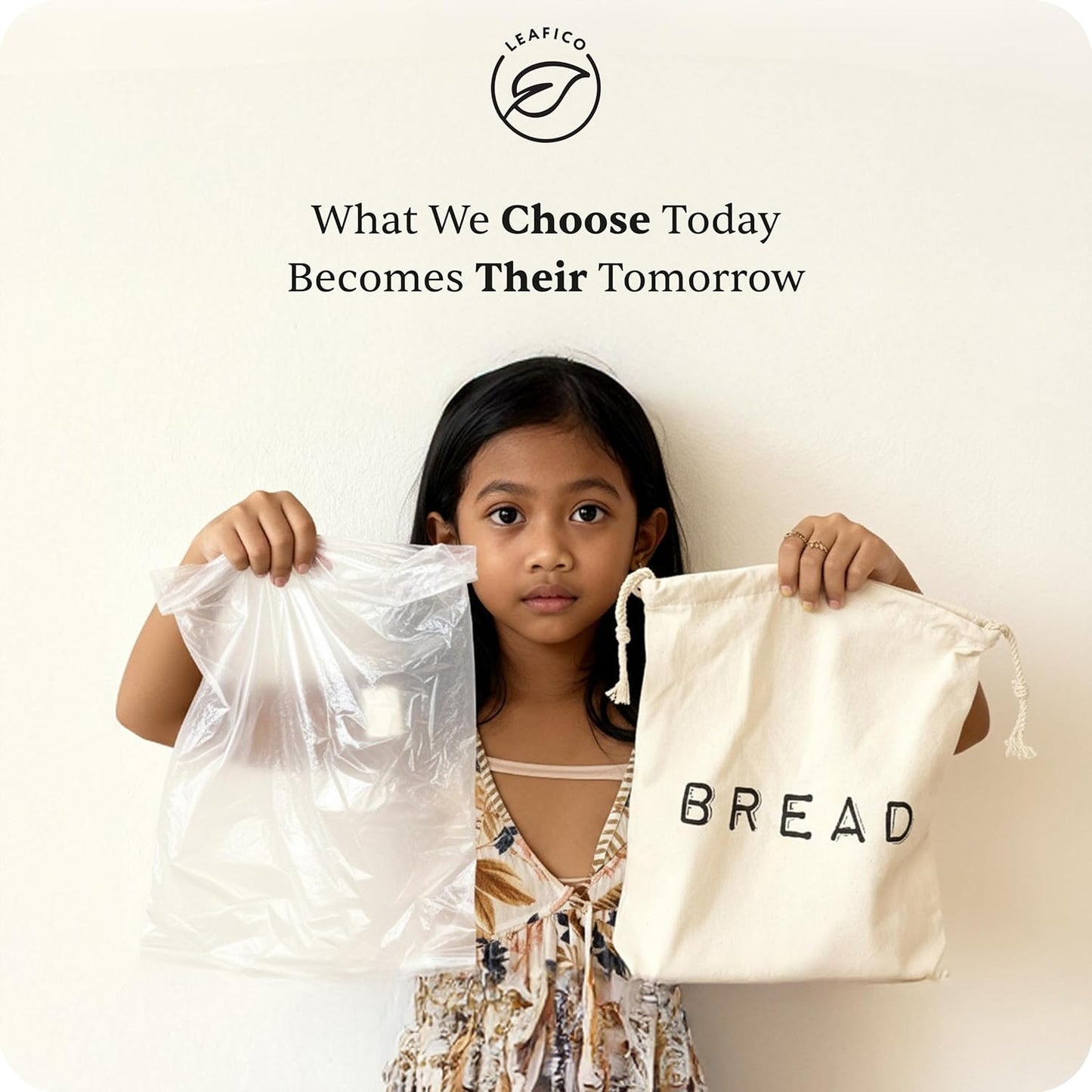 2 1 Leafico Reusable Bread Bags Cotton Storage Bags + Baguette Bag with Food Safe TPU Liner For Homemade Bread