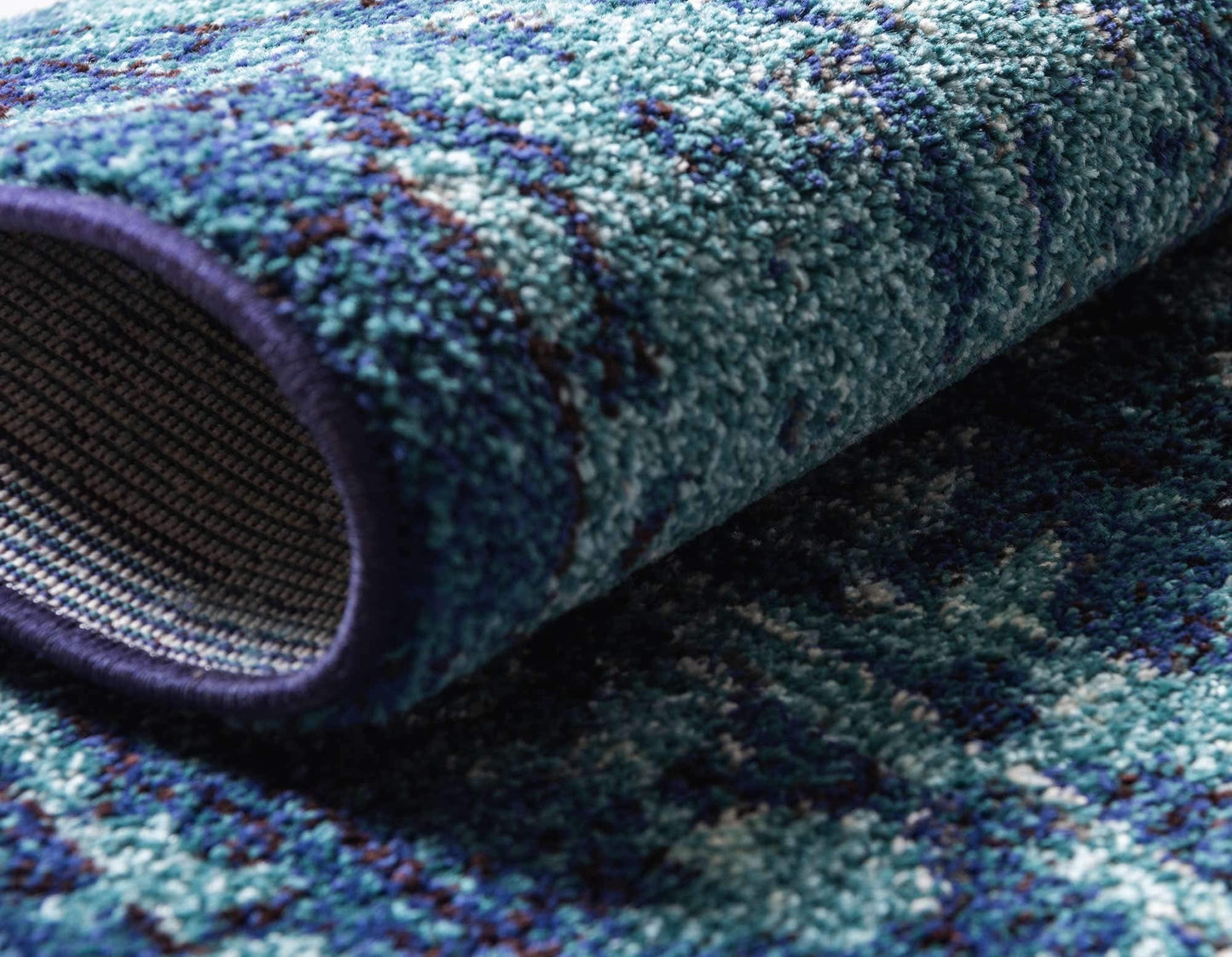 Unique Loom Medici Collection Vintage Botanical Traditional Blue Area Rug (10' 0 x 13' 0)