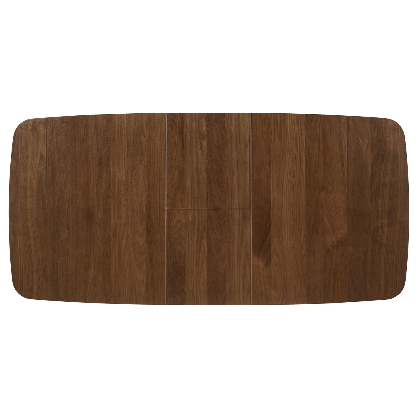 Coaster Home Furnishings - Redbridge - Wood - 5-Piece Mid-Century Modern Dining Set with 75-Inch Rectangular Expandable Table & Armless Tufted Chairs - Dining Room - Natural Walnut - 106591-S5K