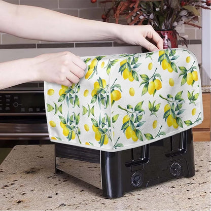 Lemon Toaster Covers - Anti-Fingerprint Lightweight Covers for Most 2-Slice Toasters, Universal Size