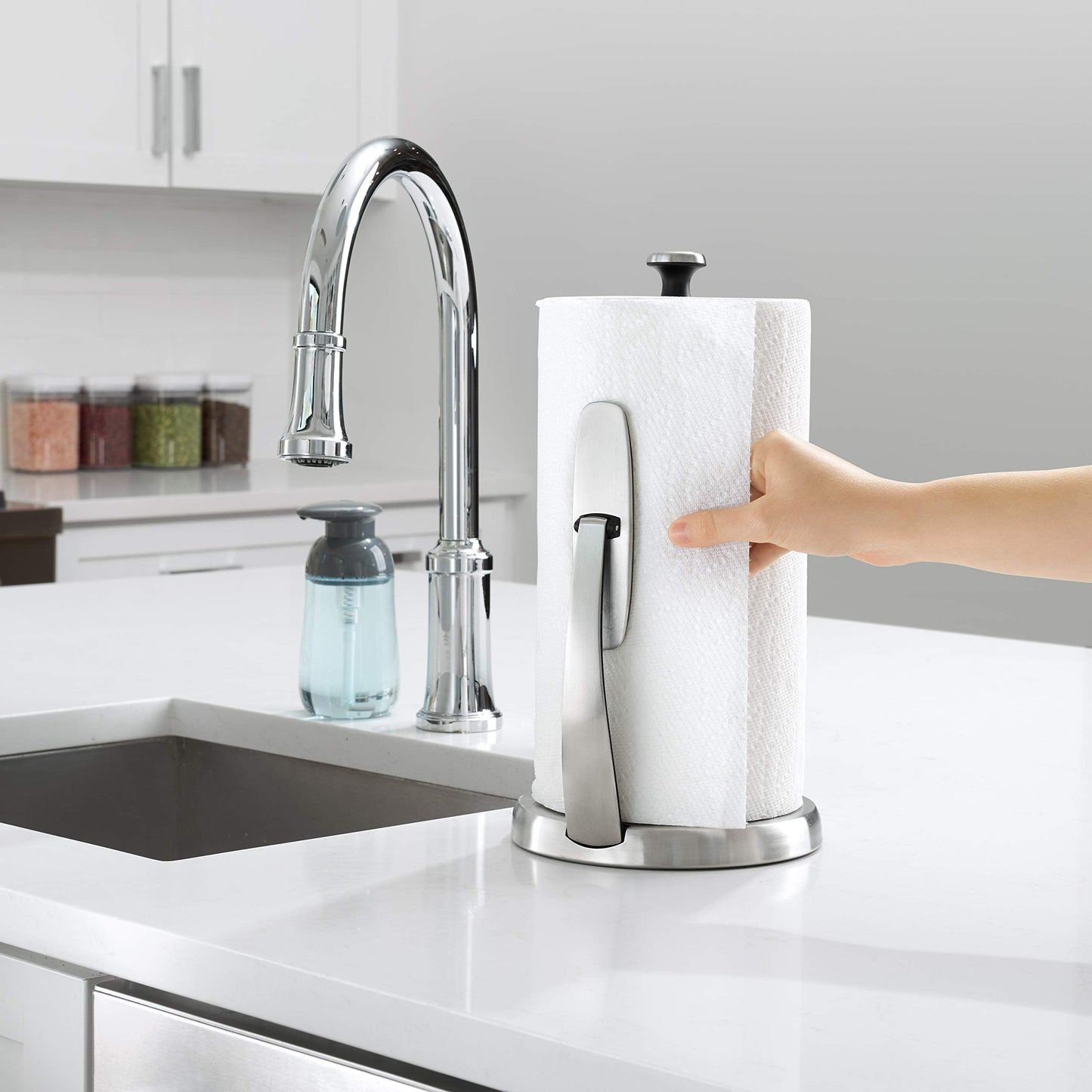 OXO Good Grips SimplyTear Paper Towel Holder Countertop