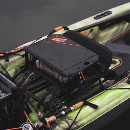 Pelican Catch Mode 110 Fishing Kayak - Premium Angler Kayak with Lawnchair seat - 10.5 Ft., Venom