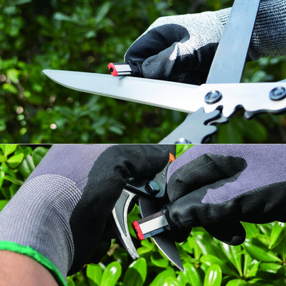 SHARPAL 129N Multipurpose Garden Tool Blade Sharpener for Knife, Pruners, Loppers, Hedge Shears Scissors, Axe, Hatchet, Machete, Lawn Mower Blade Mothers Day Gifts