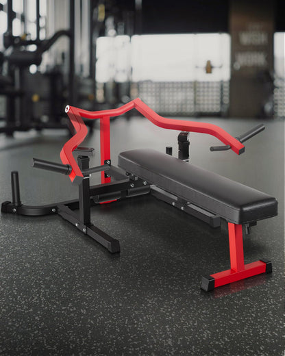 Chest Press Machine for Home Gym, 1250LBS Multi-Functional Bench Press Machine with Independent Converging Arms, Adjustable Flat & Incline Bench for Full Body Strength Training