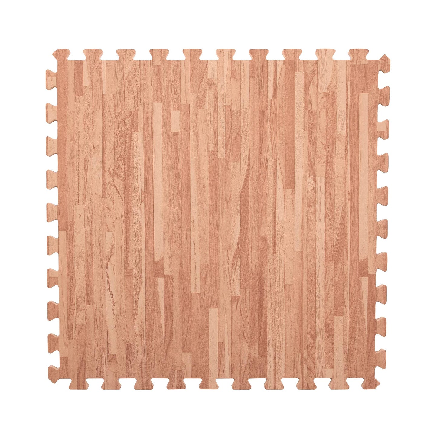 IncStores Premium Soft Wood Print Foam Flooring Tiles | Interlocking Foam Tiles for Home, Gym, Training and Yoga | 3/8" - Textured Maple, 144 Square Feet