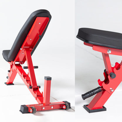 REP AB-3100 Adjustable Weight Bench | Matte Black FID Design | Foldable Fitness Platform for Home Gym | Flat Incline Decline Workout and Strength Training Bench