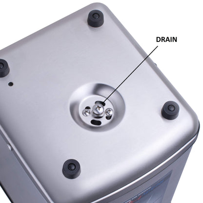 Ready Hot 41-RH-200-F570-CH Instant Hot Water Dispenser System, 2.5 Quarts Manual Dial Single Lever Hot Water Faucet, Polished Chrome