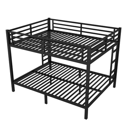 Bellemave Queen Over Queen Bunk Bed for Adults