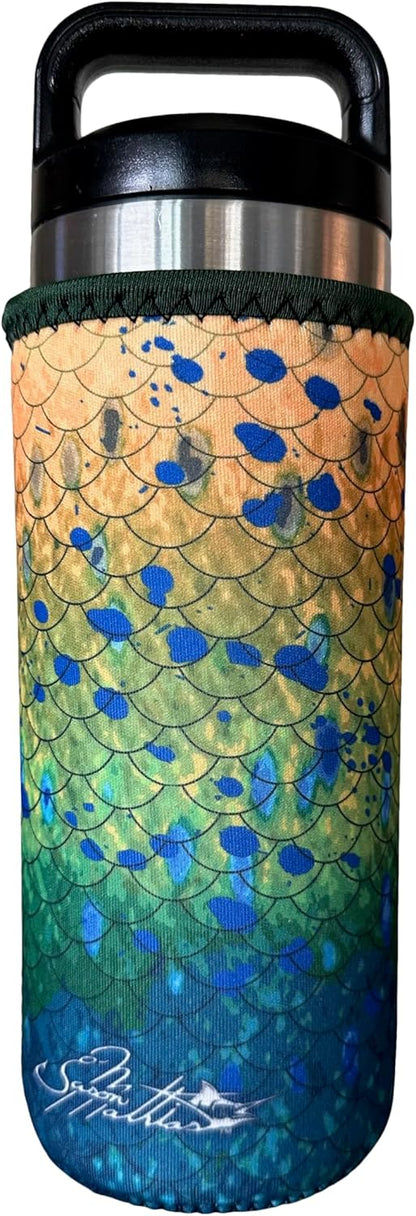 24-30 oz Koverz Neoprene Water Bottle Insulator Cooler Coolie - Mahi by Jason Mathias