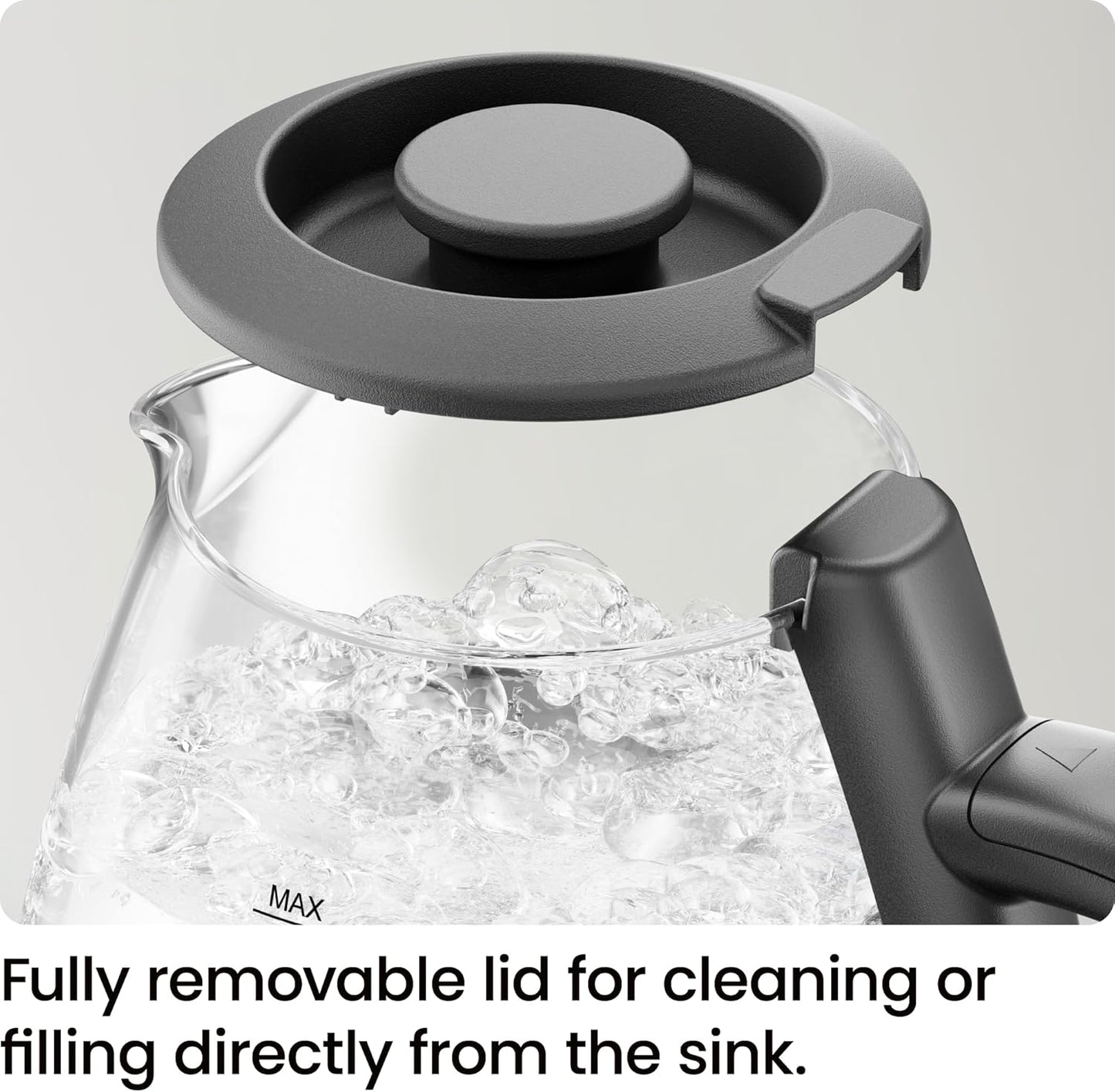 Chefman 1L Electric Tea Kettle with LED Lights, Automatic Shut Off, Removable Lid, Boil-Dry Protection, Electric