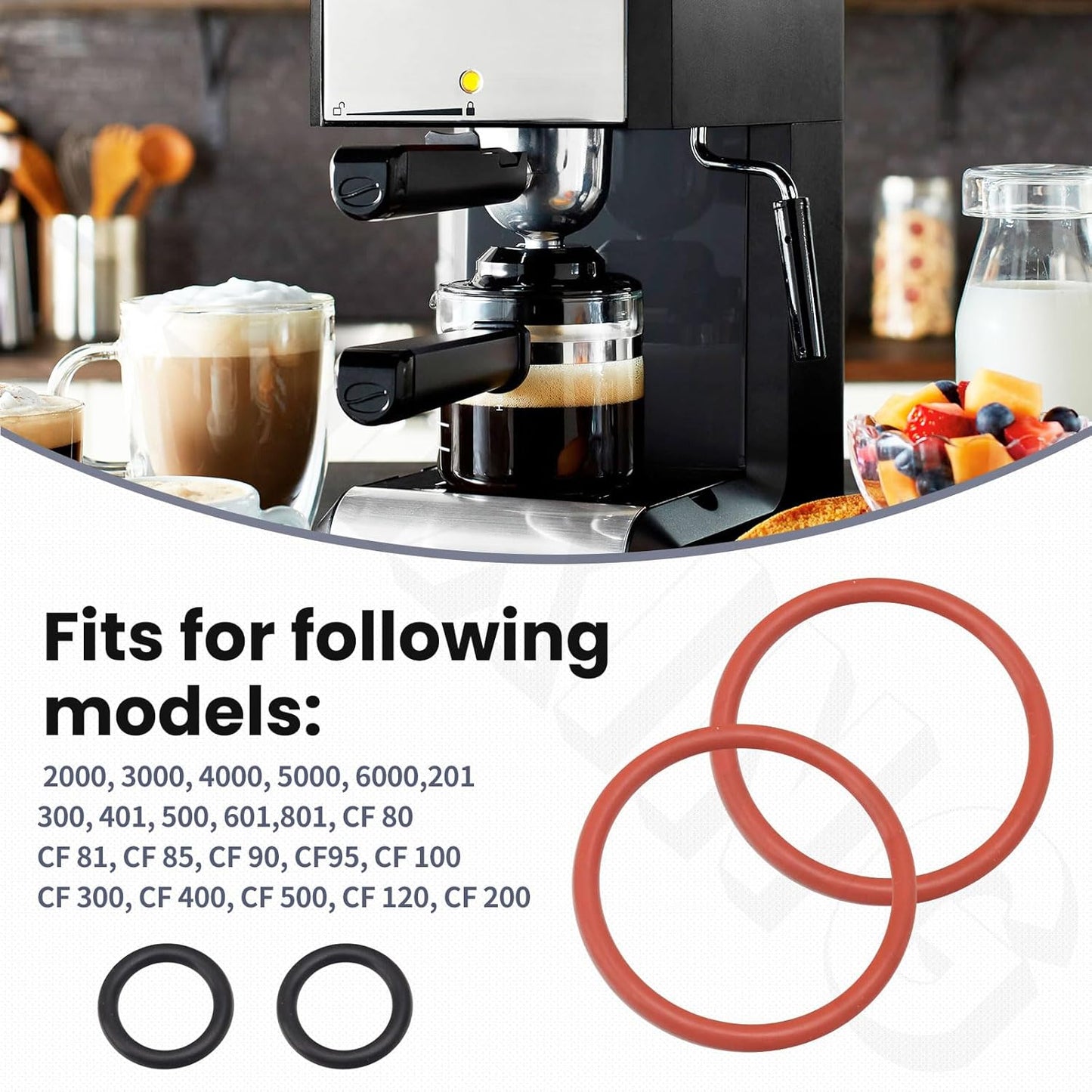 O-Ring Gasket Seal Set, Drainage Valve Brew/Security Tool Compatible with Jura Coffee Machines