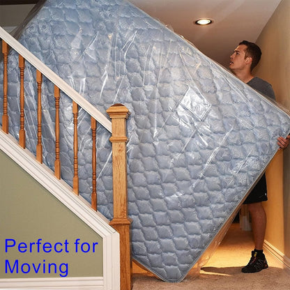 ComfortHome 4 Mil Extra Thick Sealable Mattress Bag with Adhesive Strip for Moving and Storage, Heavy Duty, Fits Twin