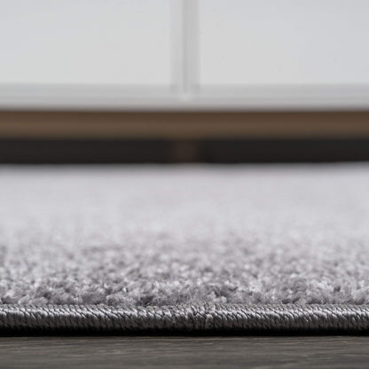JONATHAN Y Haze Solid Low-Pile Gray Indoor Area Rug 10x14, Coastal,Bohemian,Minimalist,Classic, Easy-Cleaning for Living Room,Bedroom,Kitchen,Pet Friendly,Non-Shedding (SEU100A-14)