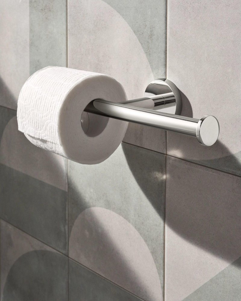 Moen Y5788CH Collection Modern Bathroom Double Toilet Paper Holder, Chrome