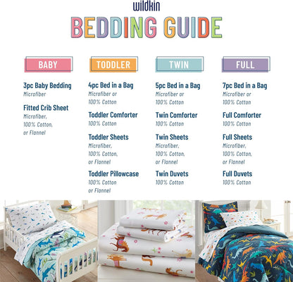 Wildkin 100% Cotton Kids Pillowcase - Soft, Breathable Standard Size (20x30) - Horses
