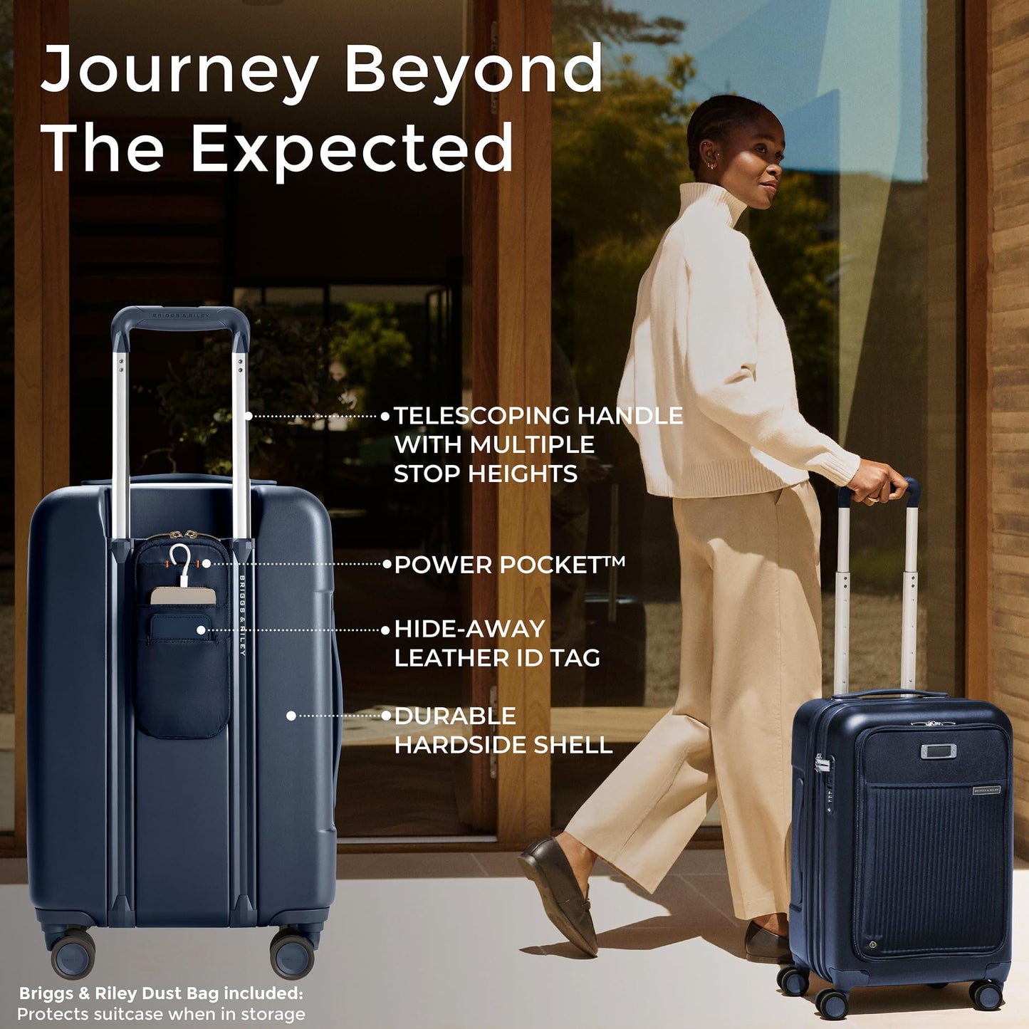 Briggs & Riley Sympatico Essential Front Pocket Carry-On Expandable Spinner
